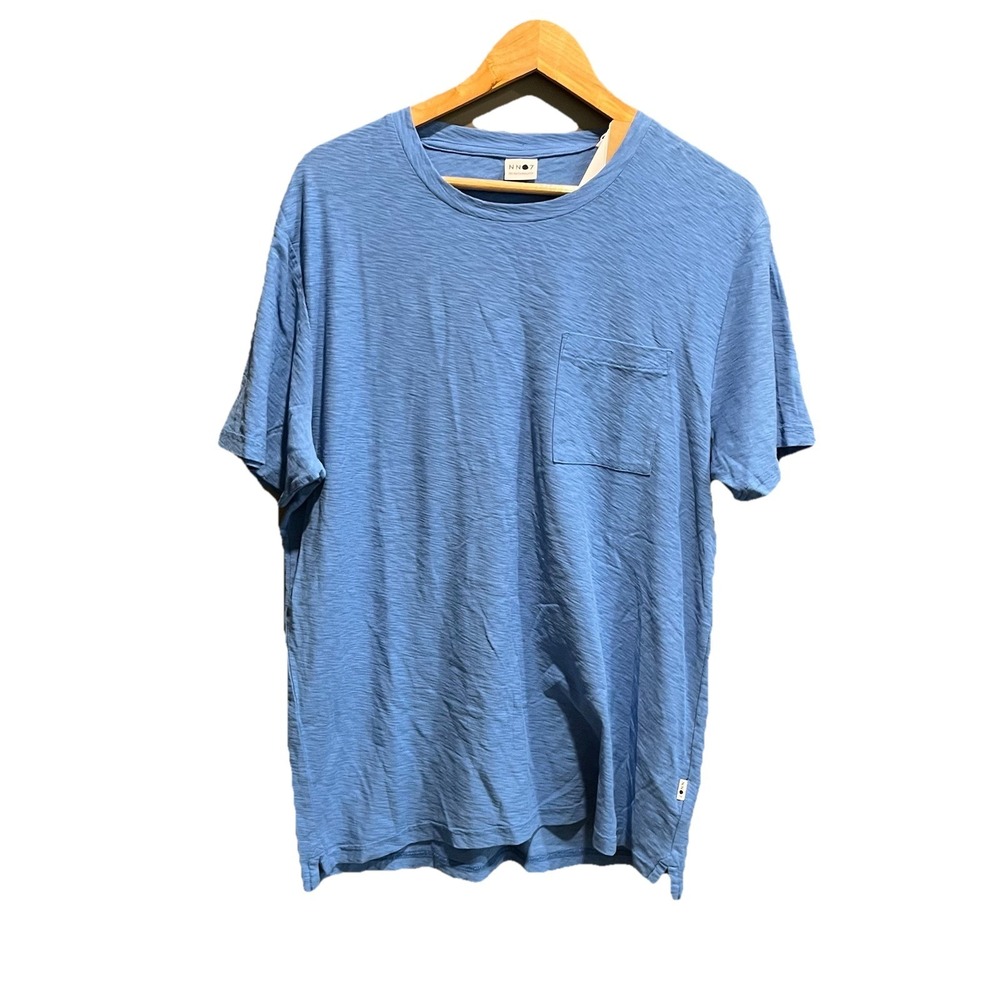 NN07 Blue Aspen Short Sleeve Cotton Men's T-Shirt‎ Size Large